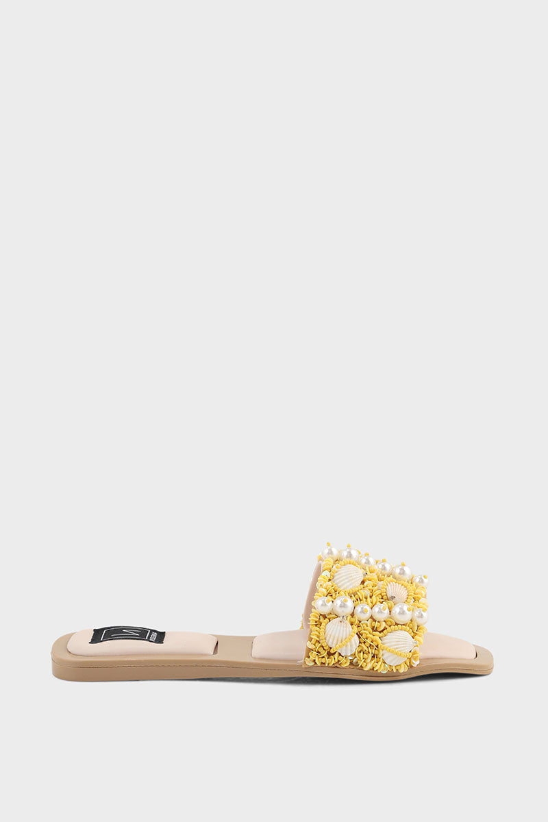 Women Casual Slip On IC0006-Yellow