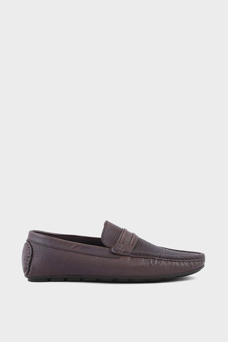 Men Casual Driving Mocs MC4017-Coffee