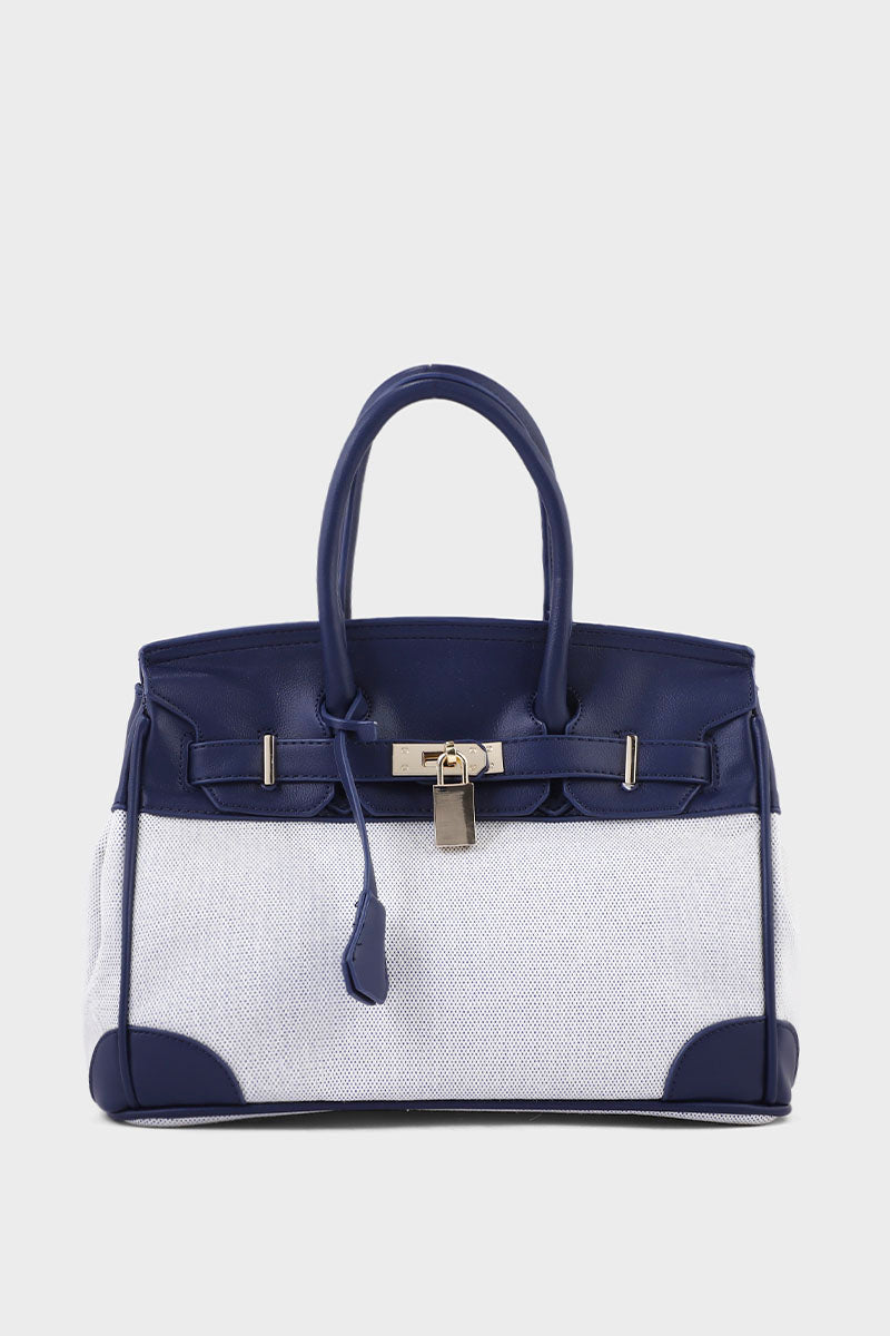 Trapeze Hand Bags BH0054-Navy