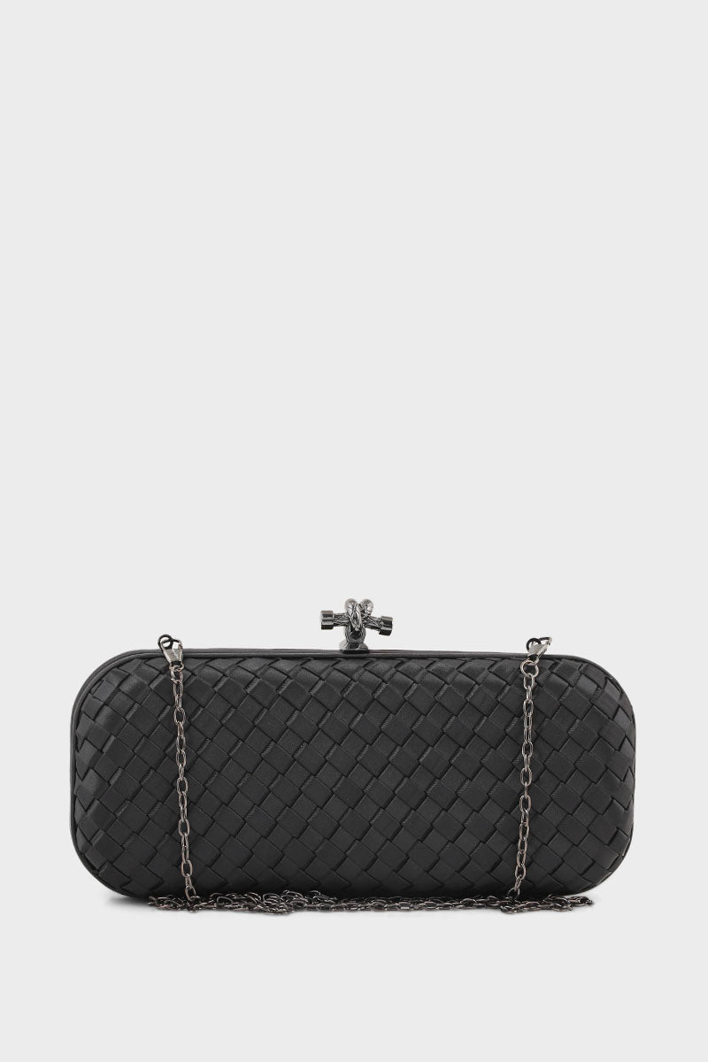 Party Wear Clutch BK4016-Black