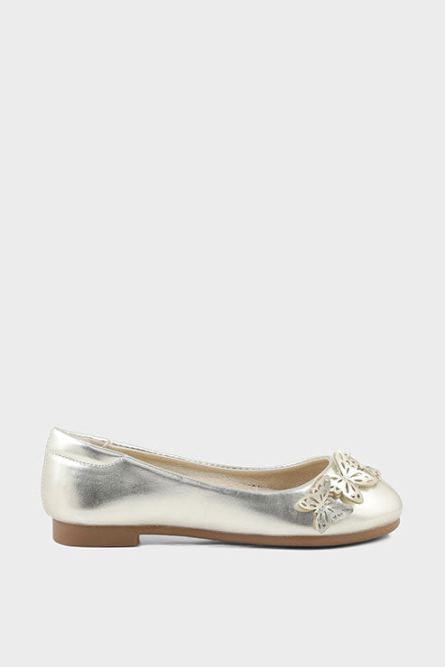 Girls Formal Pumps Q10004-Golden