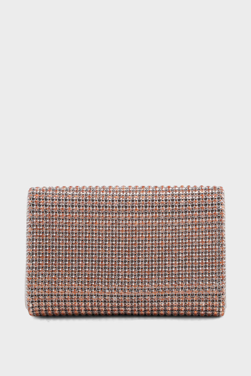 Party Wear Clutch BK4002-Rose Gold