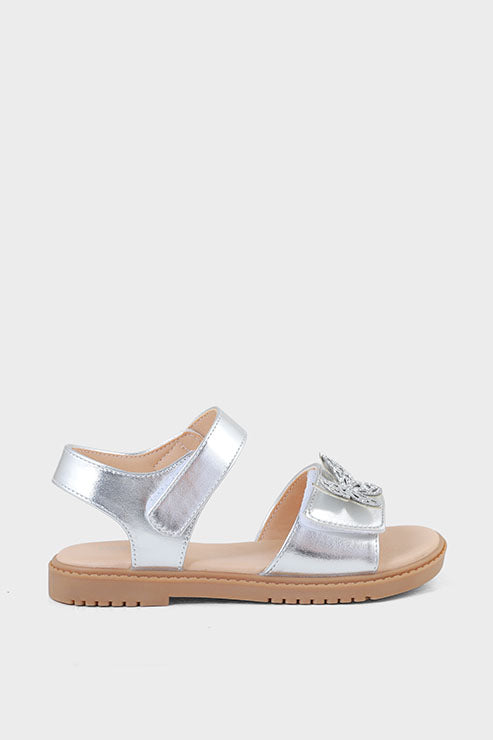 Girls Casual Sandal GQ1012-Silver