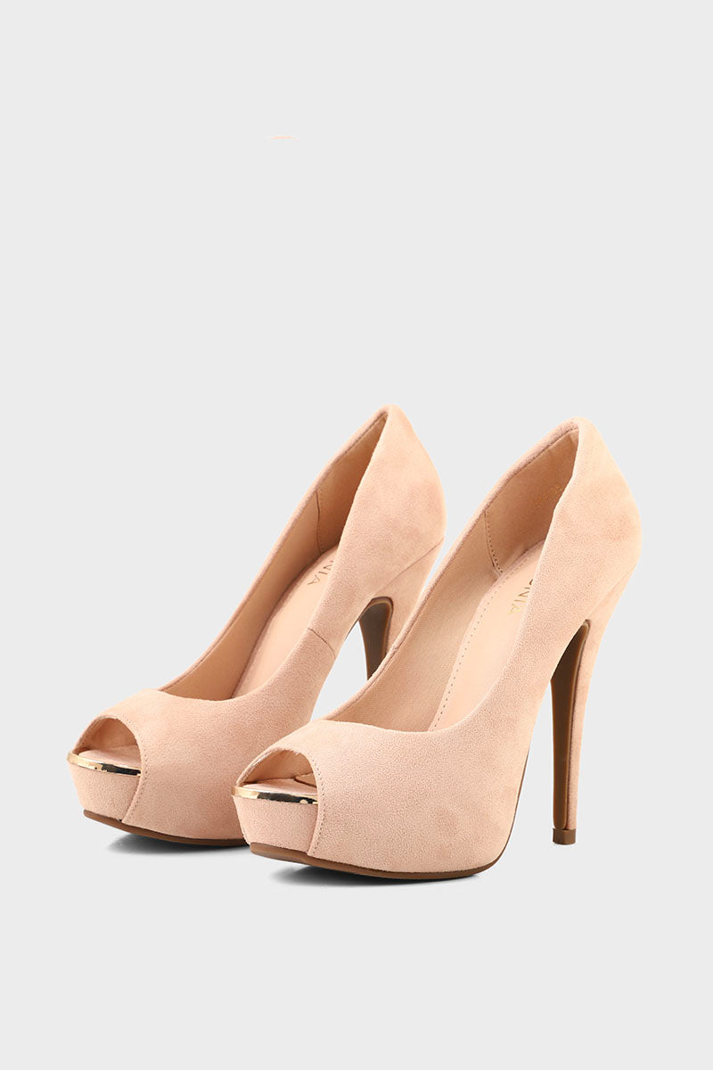 Formal Peep Toes I44495-Beige