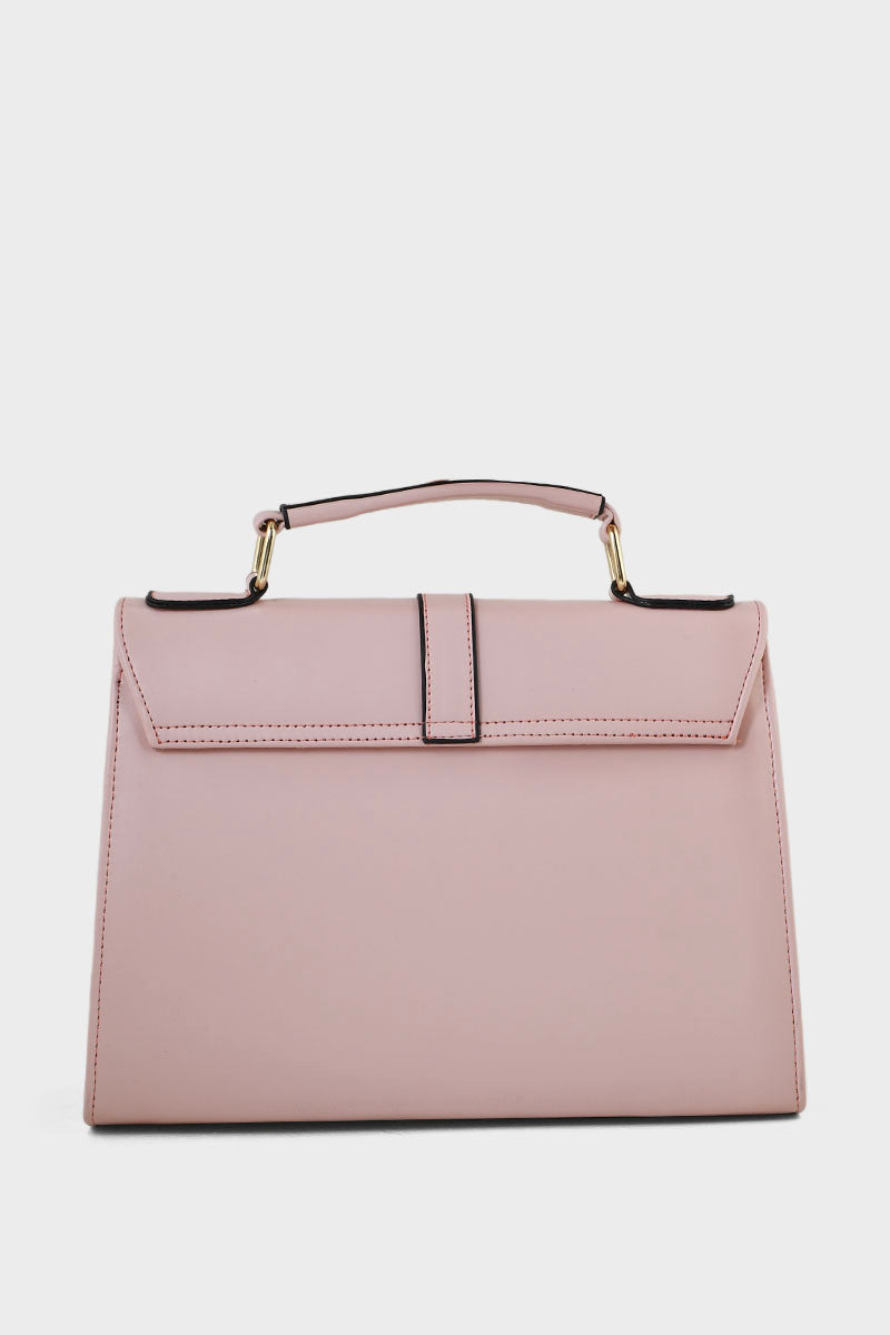 Top handle Hand Bags B10544-Nude Pink