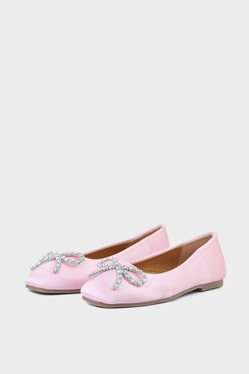 Girls Formal Pumps Q10034-Pink