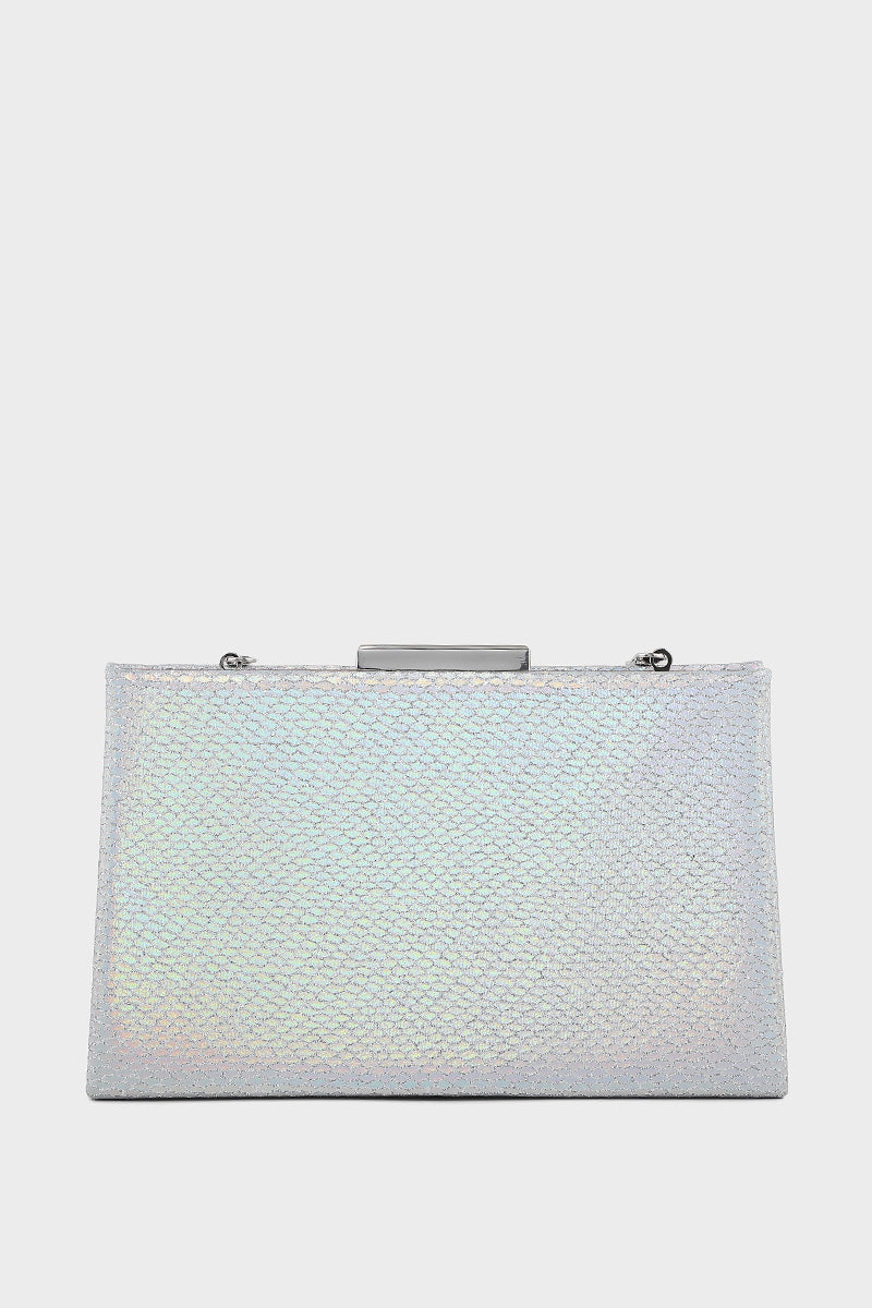 Party Wear Clutch BK4026-Silver