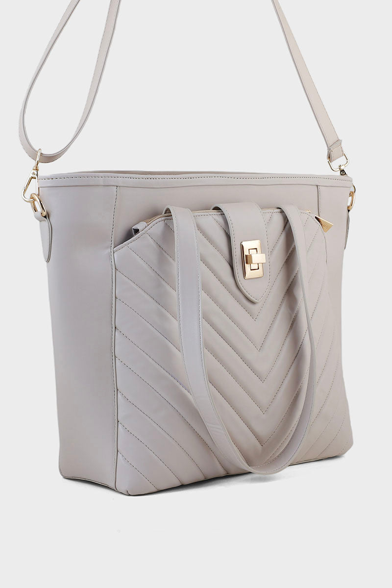 Formal Tote Women Hand Bags B10542-Beige