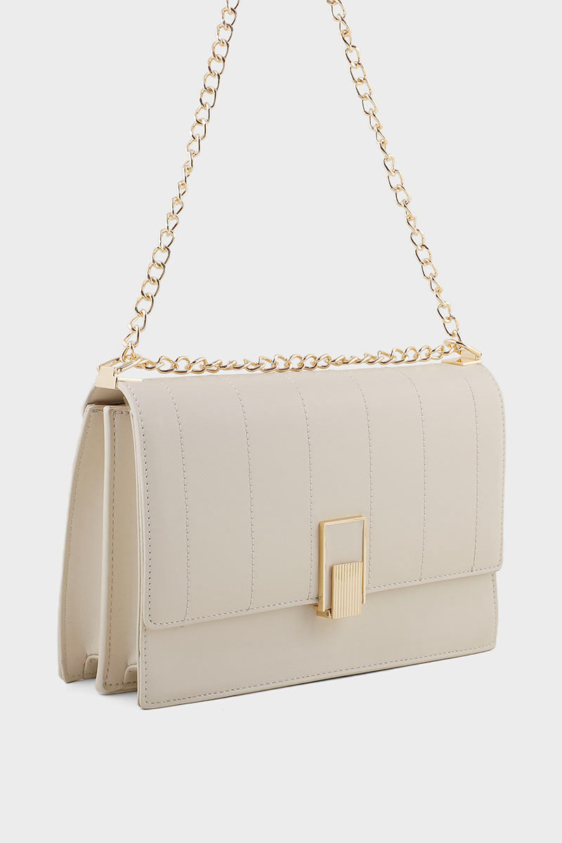 Flap Shoulder Bags BS2002-Off White