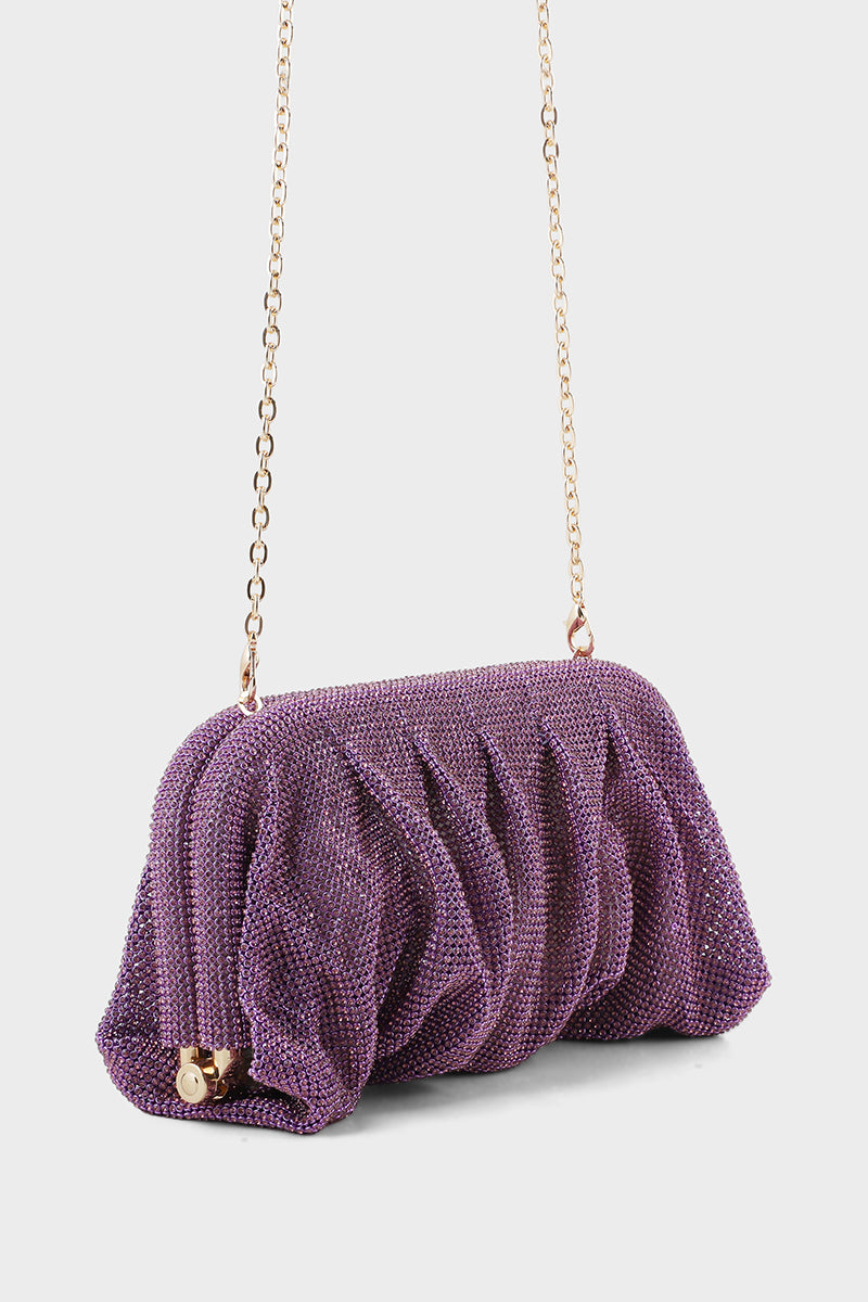 Party Wear Clutch BK4014-Lilac