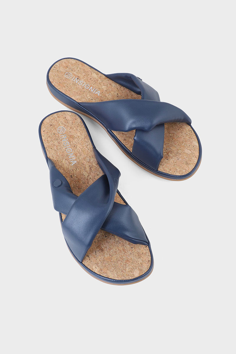 Women Comfort Slip On IK0013-Navy