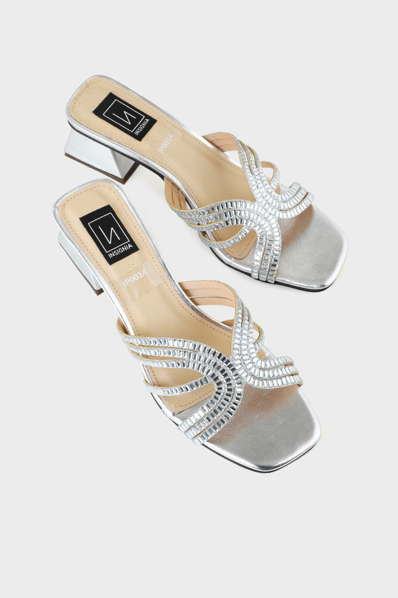 Party Wear Slip On IP0014-Silver