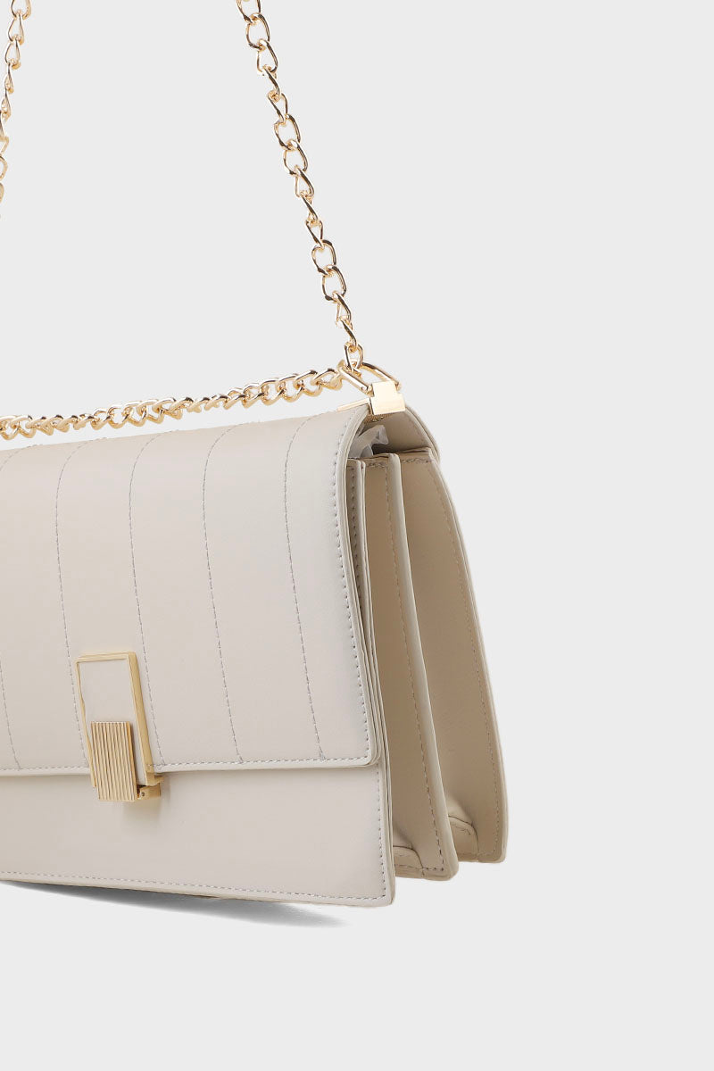 Flap Shoulder Bags BS2002-Off White