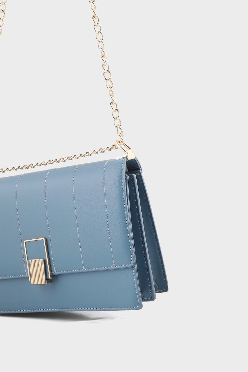 Flap Shoulder Bags BS2002-Blue