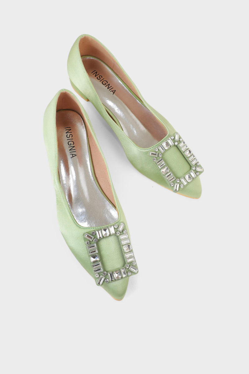 Formal Pumps I44510-Mint Green