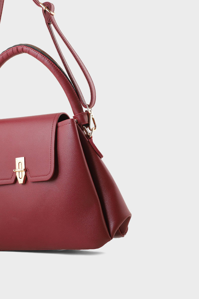 Bucket Hand Bags BH0001-Maroon