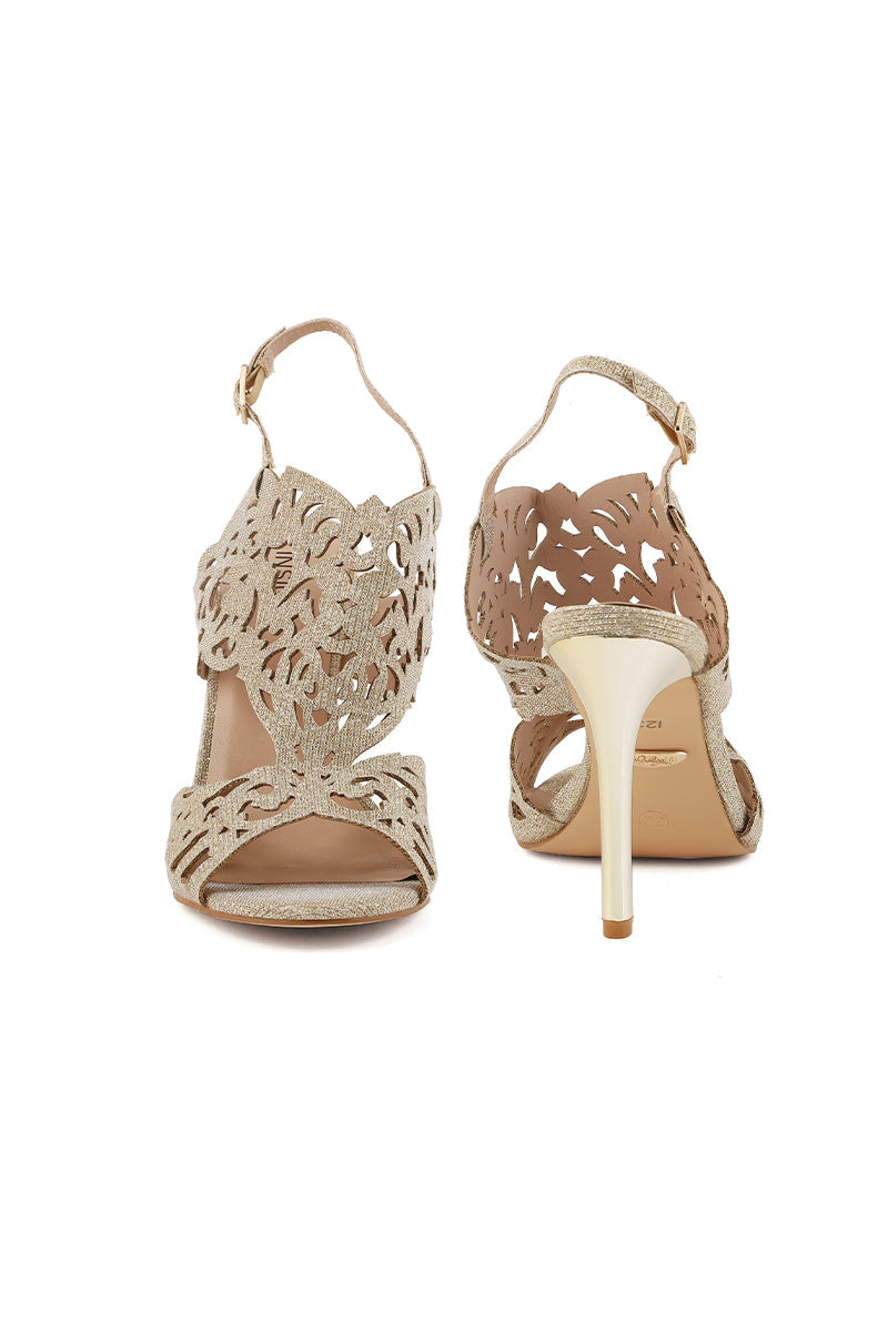 Party Wear Sandal I23661-Golden